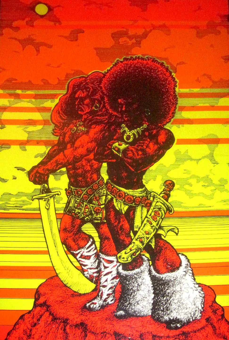 conquerors black light poster