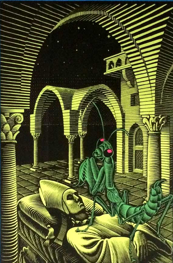 dream black light poster